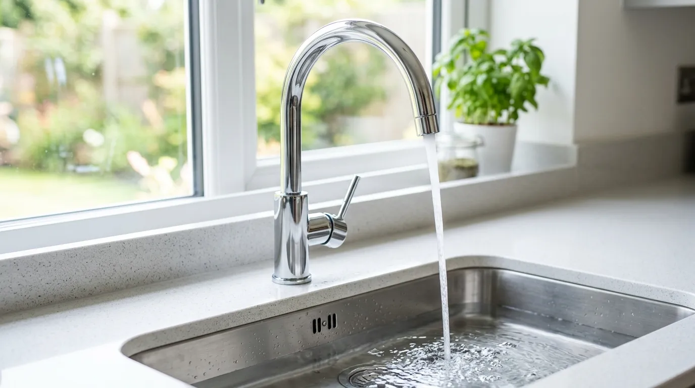 Local Plumbing Master Pros same day plumber fixing a faucet in Norcross, MN